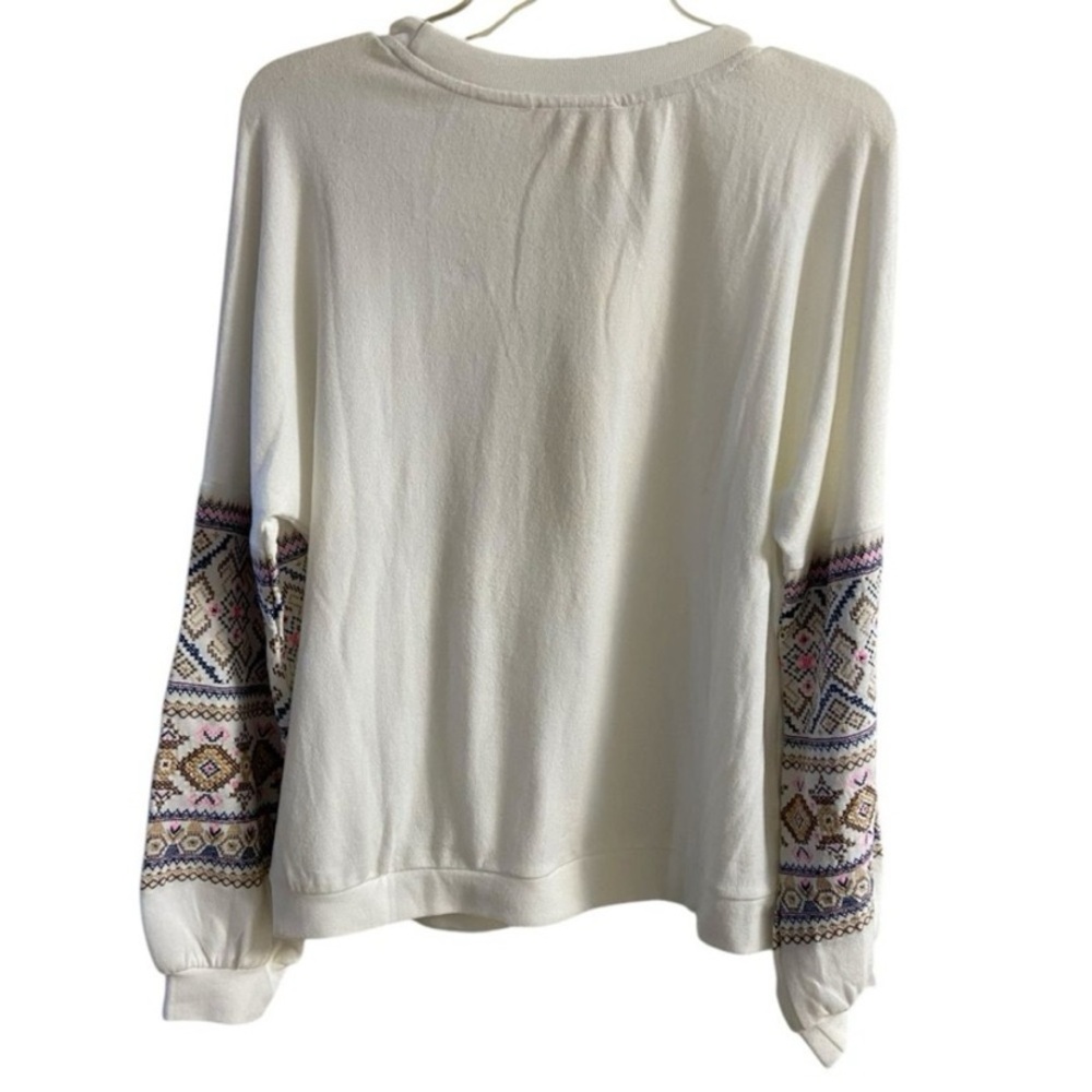 Savanna Jane White Embroidered Women's Top Medium NWT - Picture 2 of 6